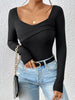 Ribbed Long Sleeve T-Shirt by Simply Love