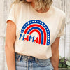 Patriotic Mama & Mini Matching T-shirt by Adorb Custom Tees