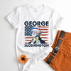 George Sloshington 4th of July Unisex V-Neck Shirt – Washington Drinking Party Tee by Adorb Custom Tees