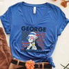 George Sloshington 4th of July Unisex V-Neck Shirt – Washington Drinking Party Tee by Adorb Custom Tees