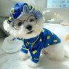 Korean Spring Cute Candy Bear Hat Pajama Set Dog Home Clothes Pure Cotton Pet Clothes by My Store