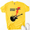 Rocked Rolled Retired T-Shirt – Funny Retirement Gift Shirt by Adorb Custom Tees