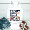 Teddy Boozedevelt Unisex Tank Top – Funny Patriotic Party Tee by Adorb Custom Tees