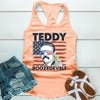 Teddy Boozedevelt Unisex Tank Top – Funny Patriotic Party Tee by Adorb Custom Tees