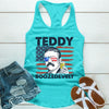 Teddy Boozedevelt Unisex Tank Top – Funny Patriotic Party Tee by Adorb Custom Tees