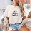 It’s Giving Wifey Comfort Colors Tee – Bride to Be or Wedding Gift Shirt by Adorb Custom Tees