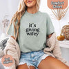 It’s Giving Wifey Comfort Colors Tee – Bride to Be or Wedding Gift Shirt by Adorb Custom Tees