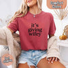 It’s Giving Wifey Comfort Colors Tee – Bride to Be or Wedding Gift Shirt by Adorb Custom Tees