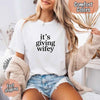It’s Giving Wifey Comfort Colors Tee – Bride to Be or Wedding Gift Shirt by Adorb Custom Tees