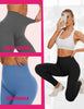 High-waisted seamless cropped leggings by FitiqueFit