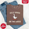 Silly Goose On The Loose Comfort Colors Tee – Funny Gift Shirt by Adorb Custom Tees