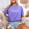 He’s Watching Football Tee - Comfort Colors Funny Shirt for Her by Adorb Custom Tees