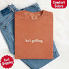 He’s Grilling – Funny Summer BBQ Comfort Color Shirt for Women by Adorb Custom Tees