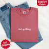 He’s Grilling – Funny Summer BBQ Comfort Color Shirt for Women by Adorb Custom Tees