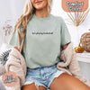 He’s Playing Basketball – Funny Sports Girlfriend Comfort Color Shirt for Women by Adorb Custom Tees
