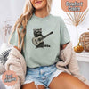 Raccoon Playing A Guitar, Funny Animals Comfort Colors T-Shirt by Adorb Custom Tees