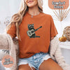 Raccoon Playing A Guitar, Funny Animals Comfort Colors T-Shirt by Adorb Custom Tees