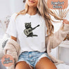 Raccoon Playing A Guitar, Funny Animals Comfort Colors T-Shirt by Adorb Custom Tees