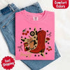 Howdy Cowgirl Star Collage Color Comfort Shirt by Adorb Custom Tees