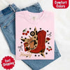 Howdy Cowgirl Star Collage Color Comfort Shirt by Adorb Custom Tees