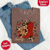 Howdy Cowgirl Star Collage Color Comfort Shirt by Adorb Custom Tees