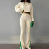 Women’s Casual Color-Block Two-Piece Set by FitiqueFit