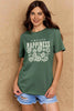 Simply Love Full Size CREATE HAPPINESS Graphic Cotton T-Shirt by Simply Love