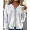 Bomber Jackets For Women Cute Jacquard Coats Lightweight Zip Up Jackets by FitiqueFit