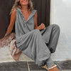 Women’s Sleeveless Hooded Relaxed Fit Jumpsuit by FitiqueFit