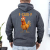 Funny F-Caw-F Rooster Hoodie by Adorb Custom Tees