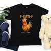 Funny F-Caw-F Rooster Kids T-Shirt by Adorb Custom Tees