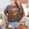 Funny F-Caw-F Rooster Comfort Colors T-shirt by Adorb Custom Tees