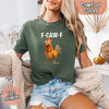 Funny F-Caw-F Rooster Comfort Colors T-shirt by Adorb Custom Tees