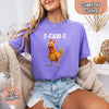 Funny F-Caw-F Rooster Comfort Colors T-shirt by Adorb Custom Tees