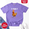 Funny F-Caw-F Rooster Comfort Colors T-shirt by Adorb Custom Tees