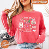 Comfort Colors Long Sleeve Ho Ho Ho Tis The Season Christmas Shirt by Adorb Custom Tees