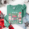 Comfort Colors Long Sleeve Ho Ho Ho Tis The Season Christmas Shirt by Adorb Custom Tees