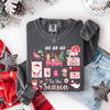 Comfort Colors Long Sleeve Ho Ho Ho Tis The Season Christmas Shirt by Adorb Custom Tees