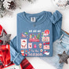 Comfort Colors Long Sleeve Ho Ho Ho Tis The Season Christmas Shirt by Adorb Custom Tees