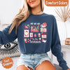 Comfort Colors Long Sleeve Ho Ho Ho Tis The Season Christmas Shirt by Adorb Custom Tees