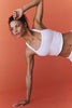 Grapefruit Orange Athletic Ribbed Cropped Cami Top