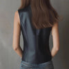 Women’s Stand Collar Backless Slim Fit Crop Top by FitiqueFit