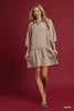Umgee V-Neck Tiered Mini Dress by FitiqueFit