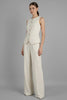 Women's Elegant Sleeveless Vest & Wide-Leg Pants Set – Office 2-Piece by FitiqueFit