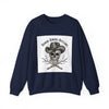 Honor Among Outlaws Crewneck, western skull art | gothic Americana, desert noir design by Tristan’s Treehouse