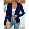 Women’s V‑Neck Button‑Down Cardigan Knit Sweater by FitiqueFit