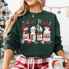 Medical Holiday Nurse Crewneck – "Silent Night" Christmas Sweatshirt by Dog Mom Hat