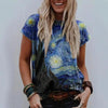 Women's Loose And Casual Fashion Fresh Print T-shirt by My Store