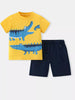 Children's Crocodile Short Sleeve T-Shirt & Shorts Set by Simply Love