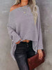 Waffle Knit Boat Neck T-Shirt by Simply Love